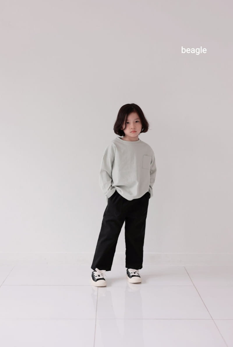 Beagle - Korean Children Fashion - #toddlerclothing - Today Pocket Tee - 8