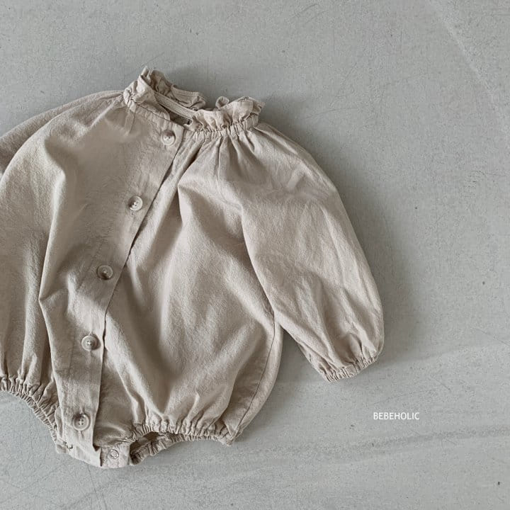 Bebe Holic - Korean Baby Fashion - #babyboutique - Neck Shirring Bodysuit - 10