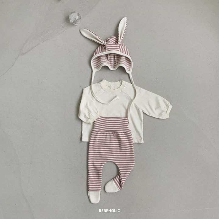 Bebe Holic - Korean Baby Fashion - #babyboutique - Animal Pants Bonnet Set - 2
