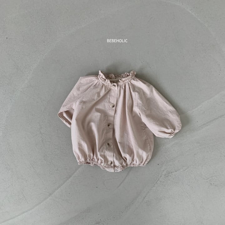 Bebe Holic - Korean Baby Fashion - #babyboutiqueclothing - Neck Shirring Bodysuit - 11