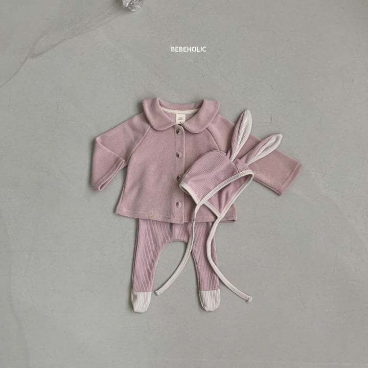 Bebe Holic - Korean Baby Fashion - #babyboutiqueclothing - Animal Pants Bonnet Set - 3