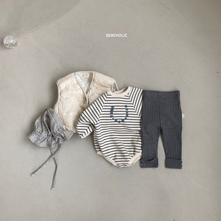 Bebe Holic - Korean Baby Fashion - #babyboutiqueclothing - Rib Leggings - 4