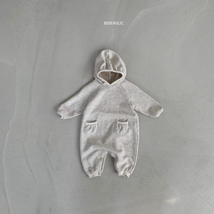 Bebe Holic - Korean Baby Fashion - #babyclothing - Pocket Hoody Bodysuit - 10