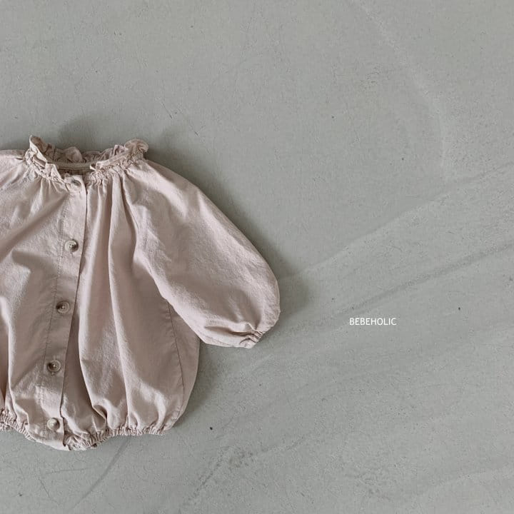 Bebe Holic - Korean Baby Fashion - #babyclothing - Neck Shirring Bodysuit - 12