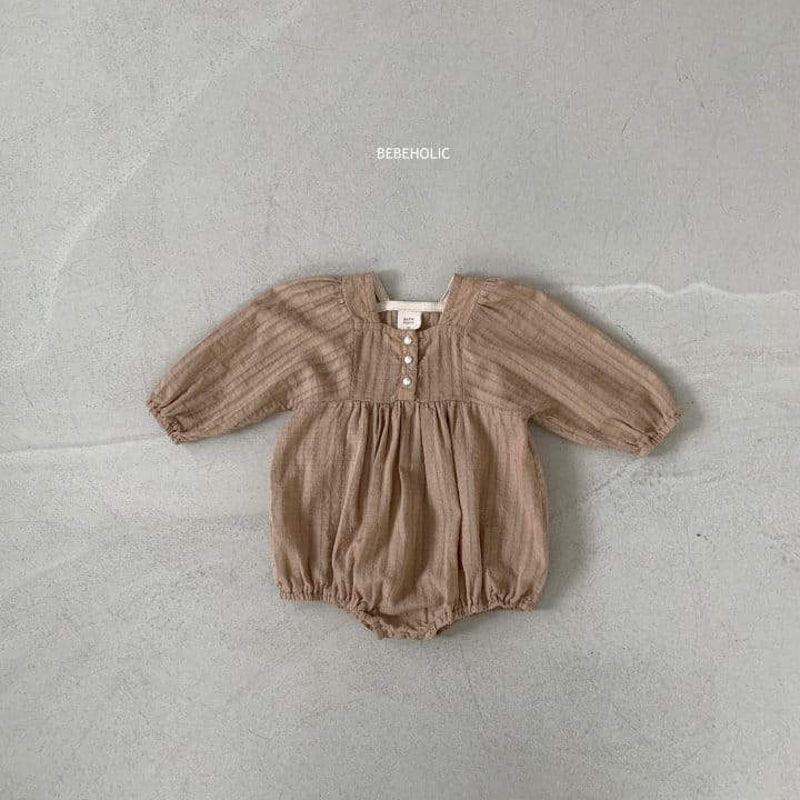 Bebe Holic - Korean Baby Fashion - #babyclothing - Pearl Shirring Bodysuit - 11