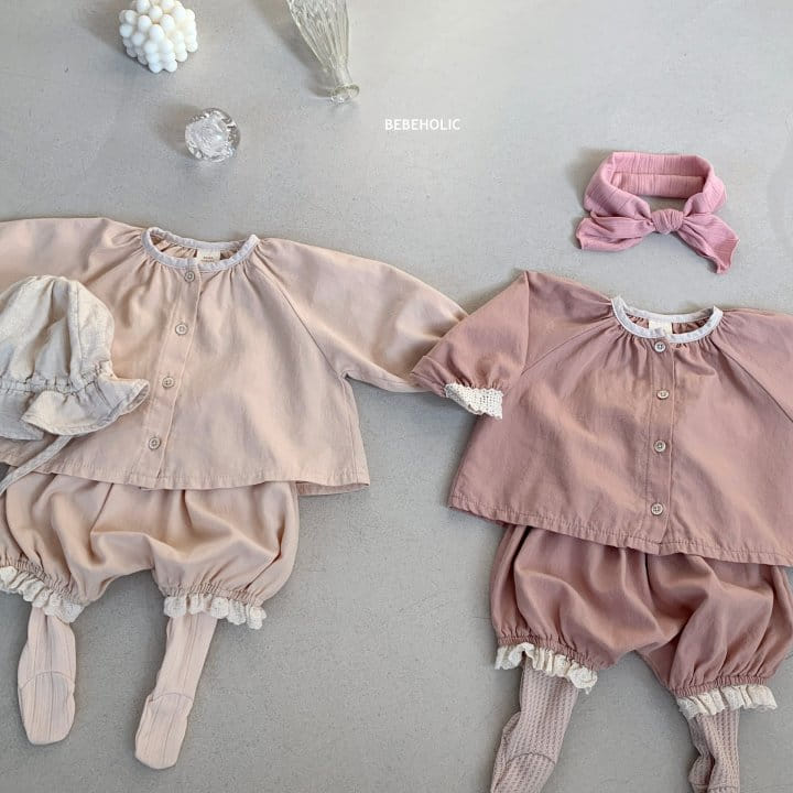 Bebe Holic - Korean Baby Fashion - #babyclothing - Mimi Blouse Bottom Set