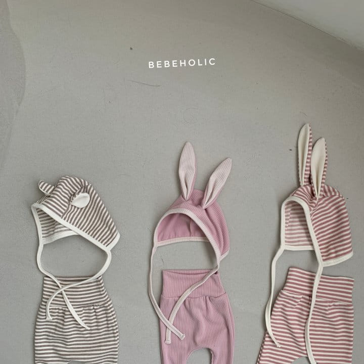 Bebe Holic - Korean Baby Fashion - #babygirlfashion - Animal Pants Bonnet Set - 7