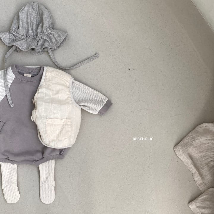 Bebe Holic - Korean Baby Fashion - #babylifestyle - Waffle Pocket Bodysuit - 6