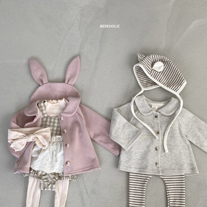 Bebe Holic - Korean Baby Fashion - #babyootd - Rabbit Cardigan