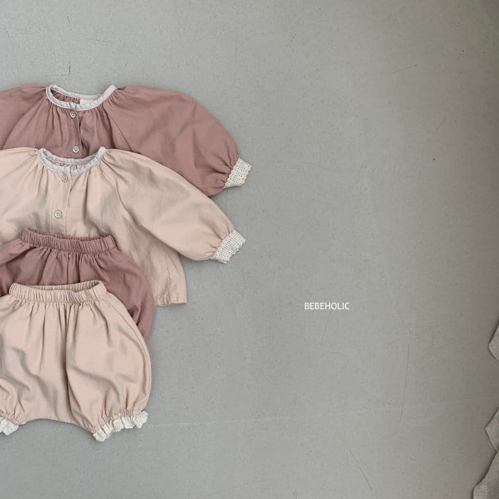 Bebe Holic - Korean Baby Fashion - #babyootd - Mimi Blouse Bottom Set - 7