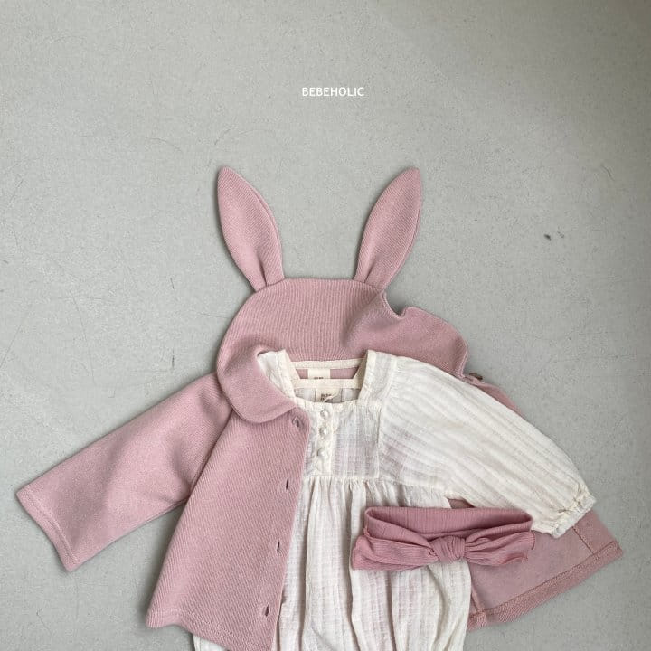 Bebe Holic - Korean Baby Fashion - #babyoutfit - Pearl Shirring Bodysuit - 4