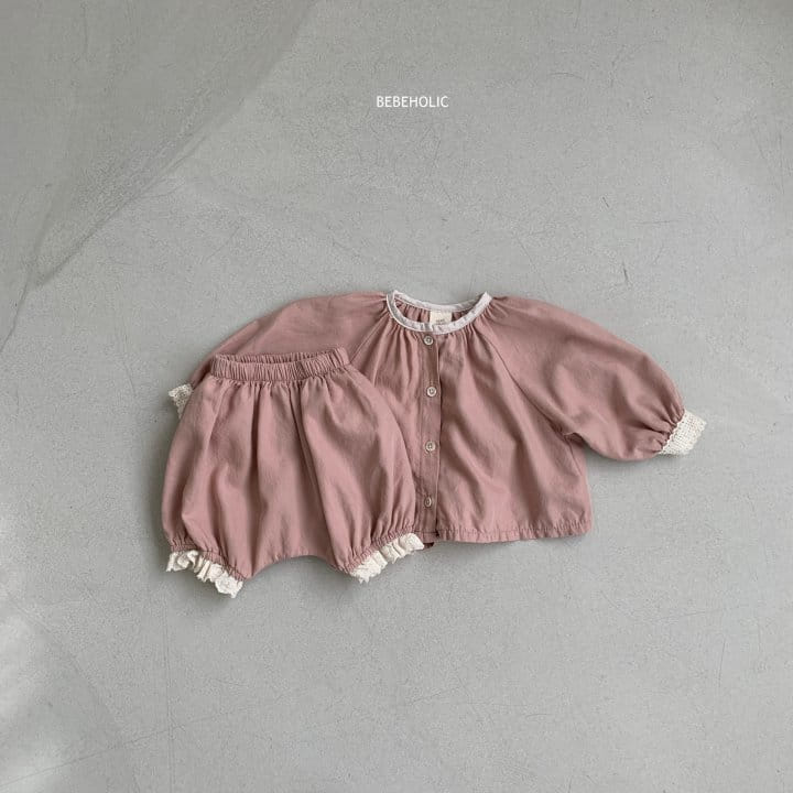 Bebe Holic - Korean Baby Fashion - #babyoutfit - Mimi Blouse Bottom Set - 8