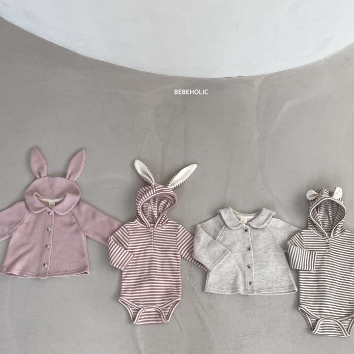 Bebe Holic - Korean Baby Fashion - #babyoutfit - Rabbit Cardigan - 4