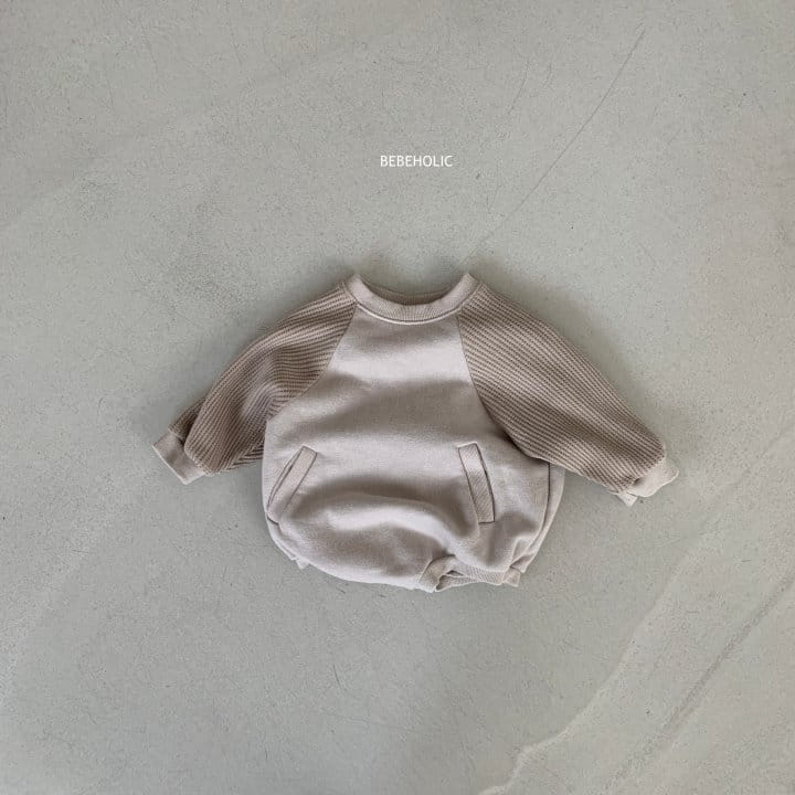 Bebe Holic - Korean Baby Fashion - #babywear - Waffle Pocket Bodysuit - 11