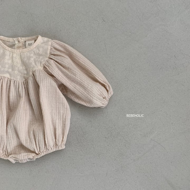 Bebe Holic - Korean Baby Fashion - #onlinebabyboutique - Flower Embrodiery Bodysuit - 9