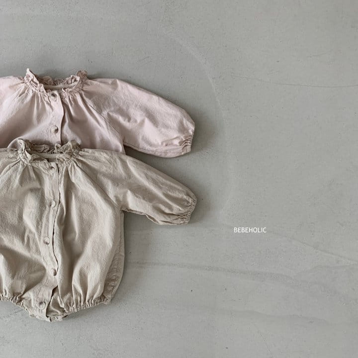 Bebe Holic - Korean Baby Fashion - #onlinebabyboutique - Neck Shirring Bodysuit - 7