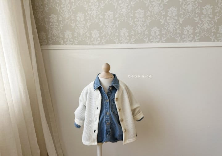 Bebe Nine - Korean Baby Fashion - #babyclothing - Bebe Denim Bodysuit - 7