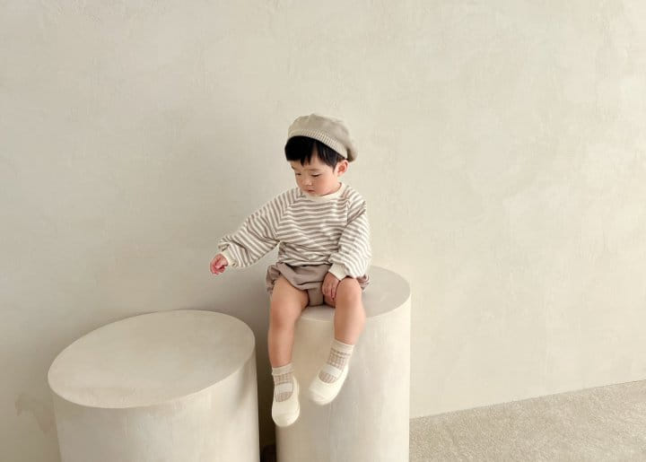 Bebe Nine - Korean Baby Fashion - #babyoutfit - Bebe Bambi Top Bottom Set
