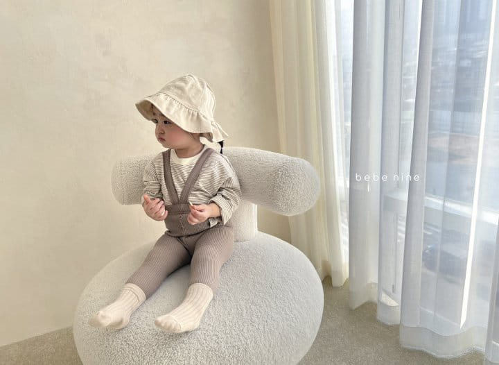 Bebe Nine - Korean Baby Fashion - #onlinebabyboutique - Bebe Monica Dungarees - 8