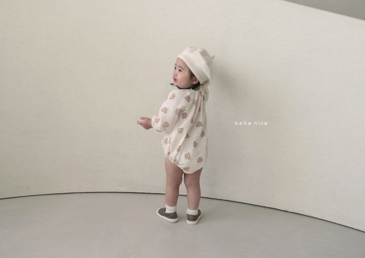 Bebe Nine - Korean Baby Fashion - #onlinebabyboutique - Bebe Bear Bodysuit - 6