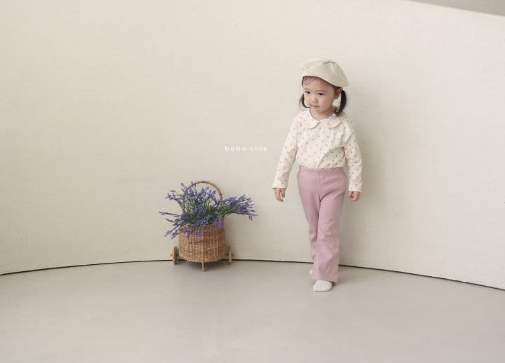 Bebe Nine - Korean Children Fashion - #kidzfashiontrend - Elly Circle Collar Tee