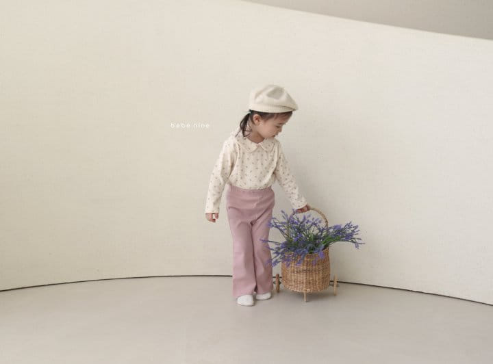 Bebe Nine - Korean Children Fashion - #minifashionista - Elly Circle Collar Tee - 5