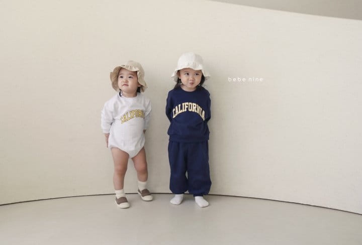 Bebe Nine - Korean Children Fashion - #minifashionista - Callifornia Top Bottom Set - 3