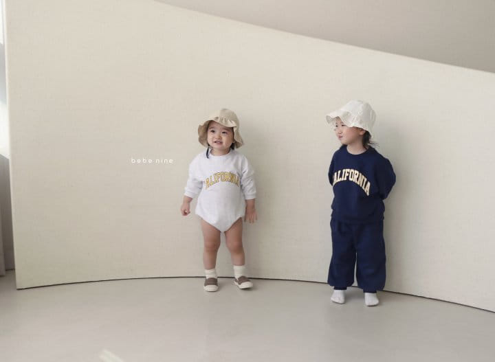 Bebe Nine - Korean Children Fashion - #minifashionista - Callifornia Top Bottom Set - 4