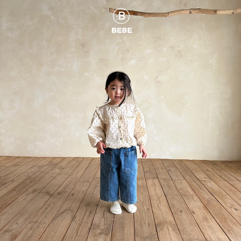 Bella Bambina - Korean Baby Fashion - #babyoninstagram - Bebe Rope Frill Blouse - 5