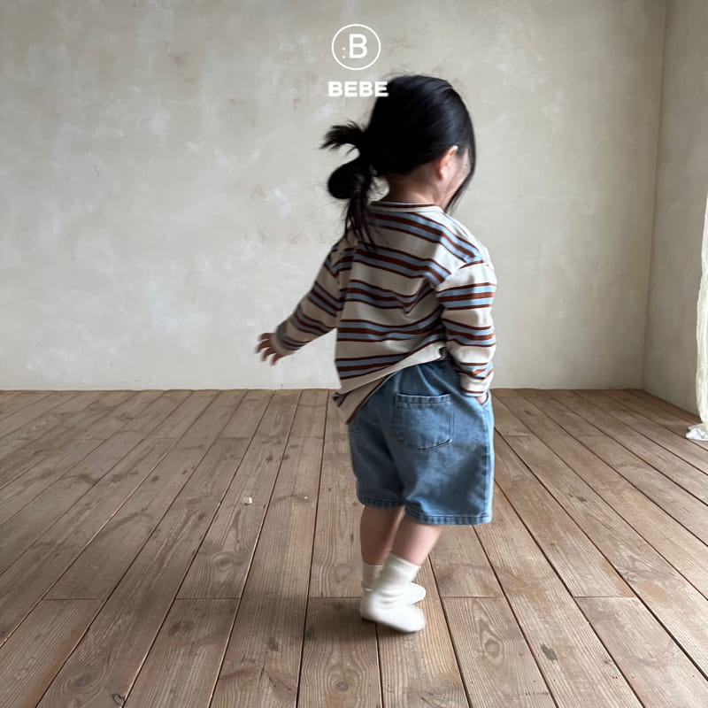 Bella Bambina - Korean Baby Fashion - #smilingbaby - Bebe Stripes Box Tee - 8