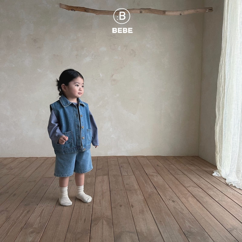 Bella Bambina - Korean Children Fashion - #kidzfashiontrend - Than Vest Denim - 4