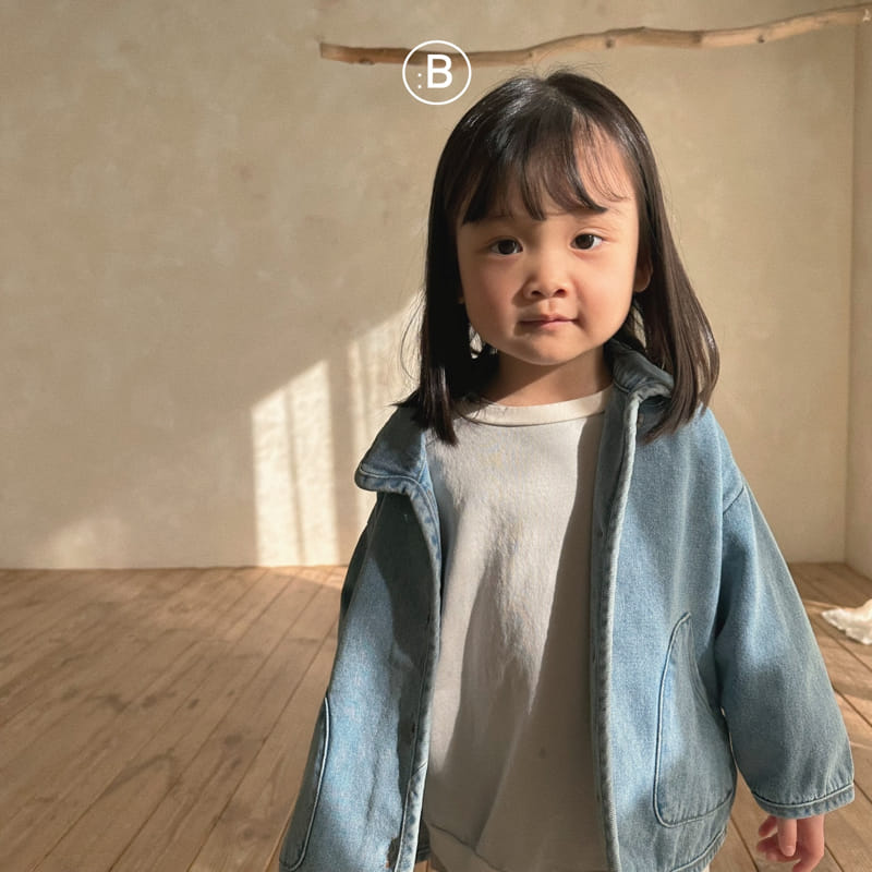 Bella Bambina - Korean Children Fashion - #kidsstore - Circle Denim Jacket - 5