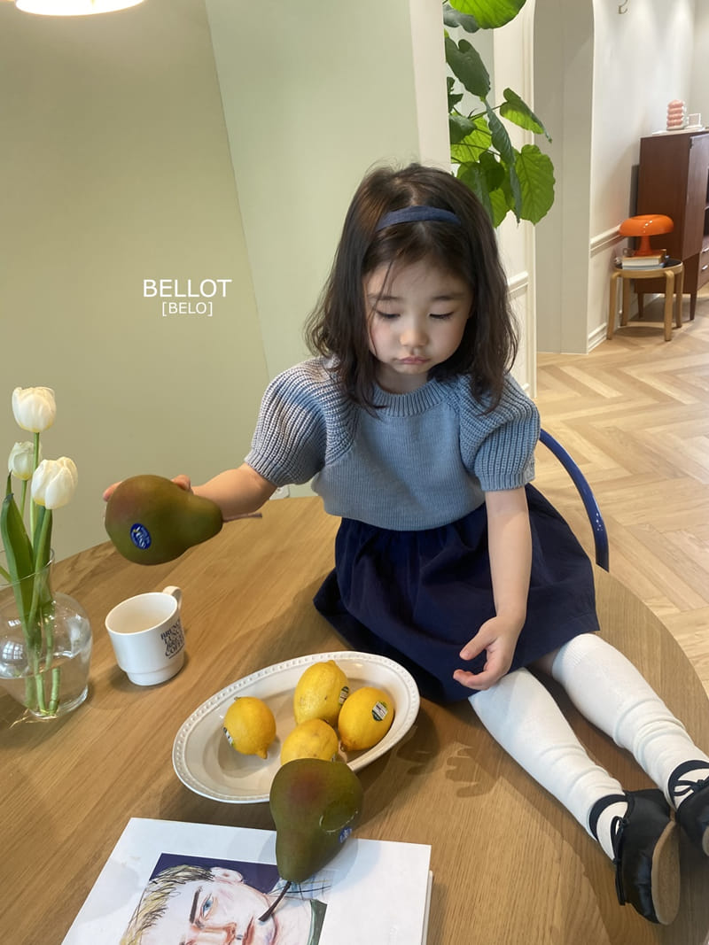 Bellot - Korean Children Fashion - #Kfashion4kids - Coco Puff Knit Tee