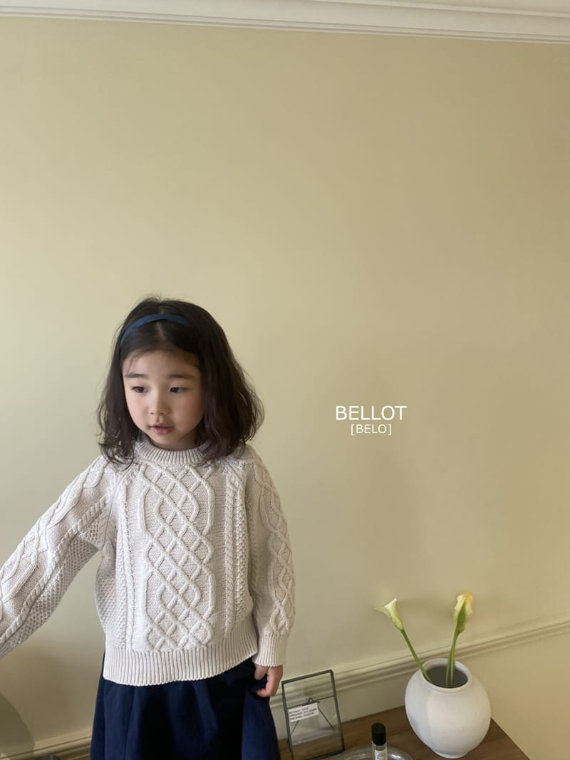 Bellot - Korean Children Fashion - #childofig - Corn Chip Knit Tee