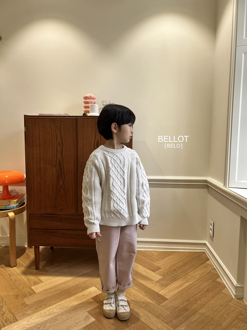 Bellot - Korean Children Fashion - #childofig - Cream Pants - 12