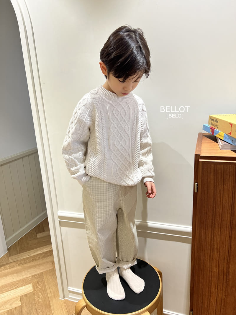 Bellot - Korean Children Fashion - #designkidswear - Corn Chip Knit Tee - 4