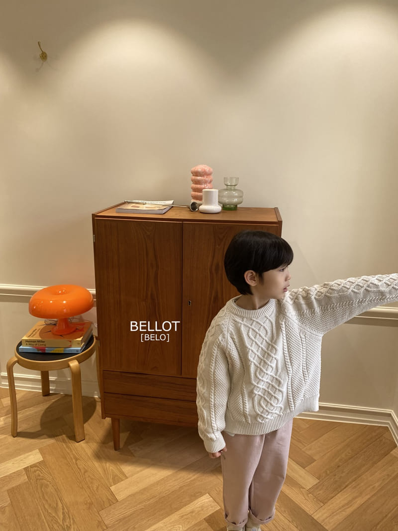 Bellot - Korean Children Fashion - #kidsshorts - Corn Chip Knit Tee - 6