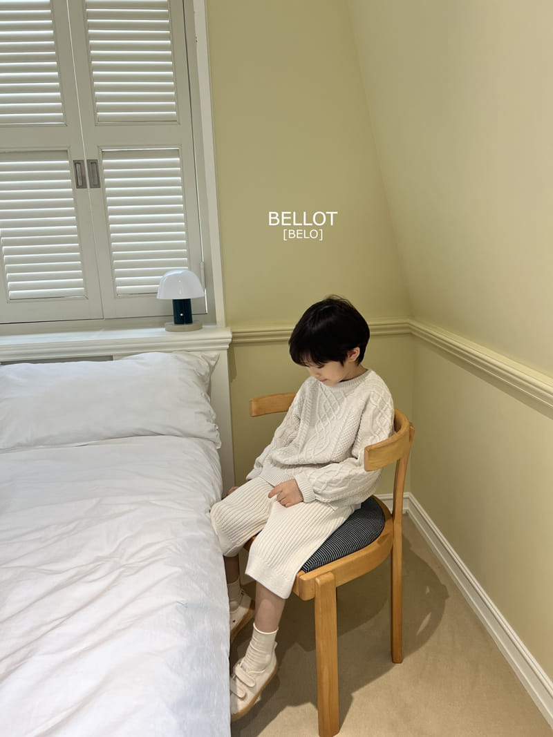 Bellot - Korean Children Fashion - #kidsstore - Corn Chip Knit Tee - 7