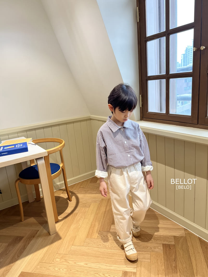 Bellot - Korean Children Fashion - #kidsstore - Cream Pants - 2