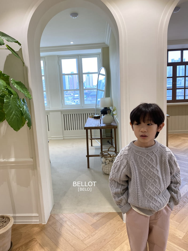 Bellot - Korean Children Fashion - #minifashionista - Corn Chip Knit Tee - 12