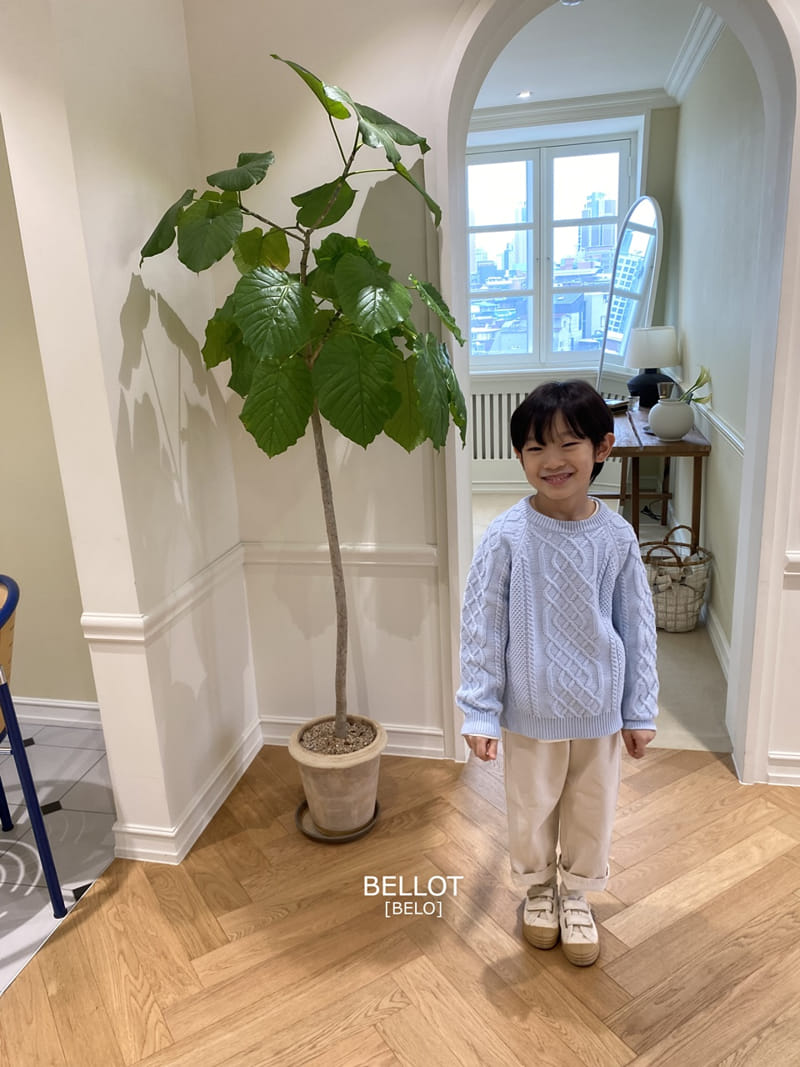 Bellot - Korean Children Fashion - #minifashionista - Cream Pants - 7