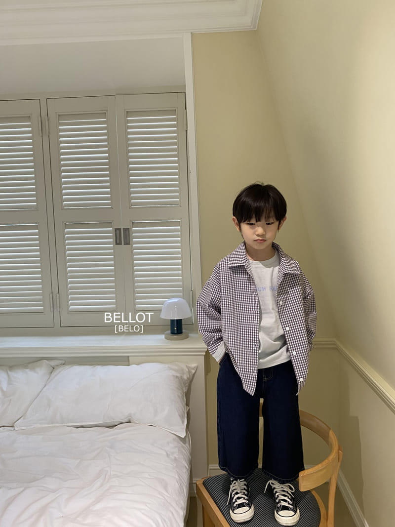 Bellot - Korean Children Fashion - #minifashionista - Bridge Check Shirt - 4
