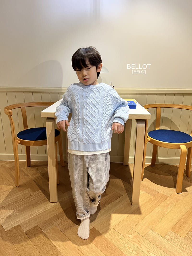 Bellot - Korean Children Fashion - #toddlerclothing - Cotton Check Pants - 9