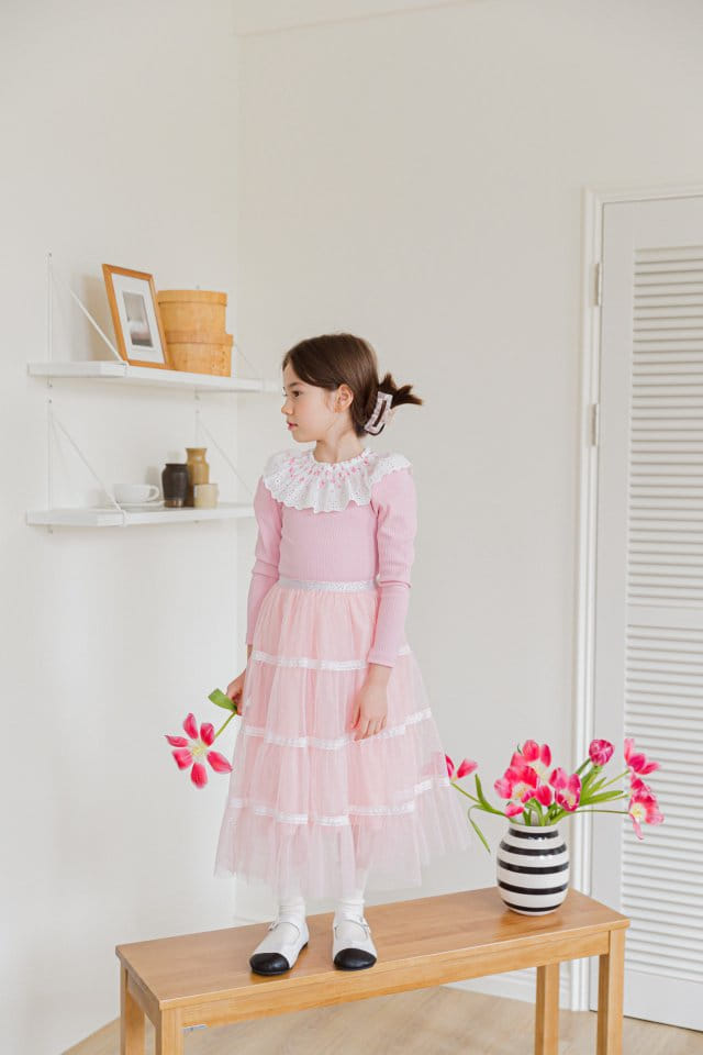 Berry Berry - Korean Children Fashion - #childofig - Pu Cancan Skirt - 5
