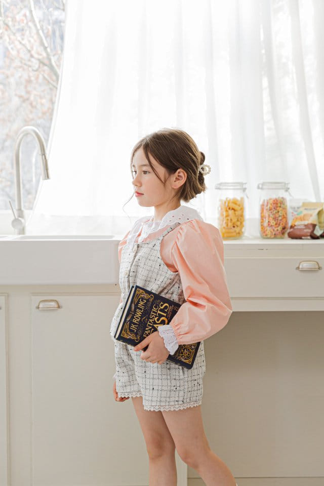 Berry Berry - Korean Children Fashion - #childofig - Twid Top Bottom Set - 4