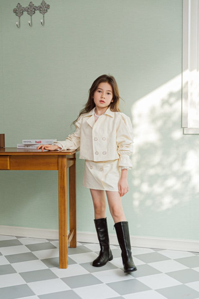Berry Berry - Korean Children Fashion - #childofig - Trench Skirt - 9