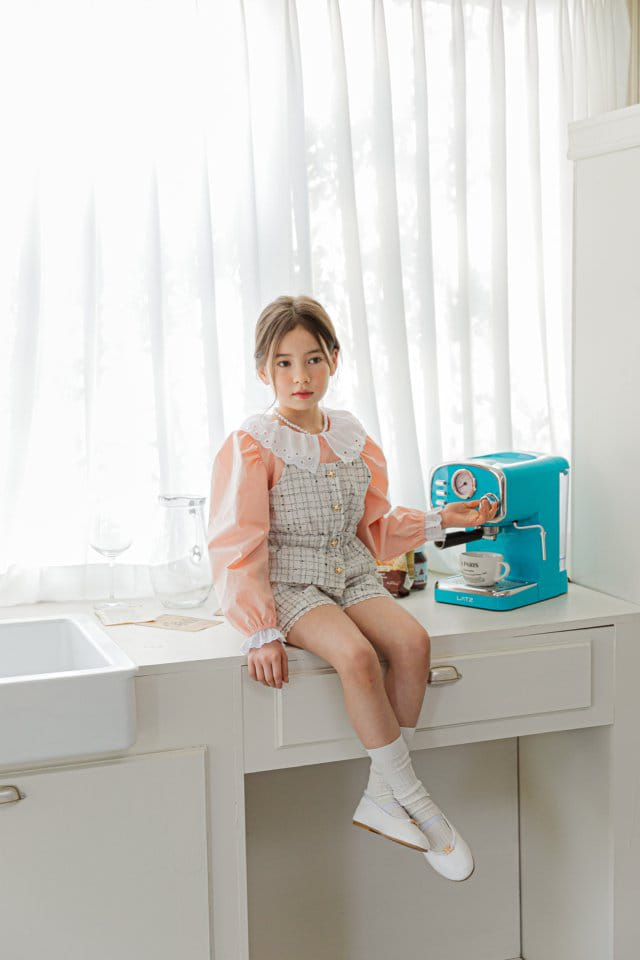 Berry Berry - Korean Children Fashion - #childrensboutique - Twid Top Bottom Set - 5