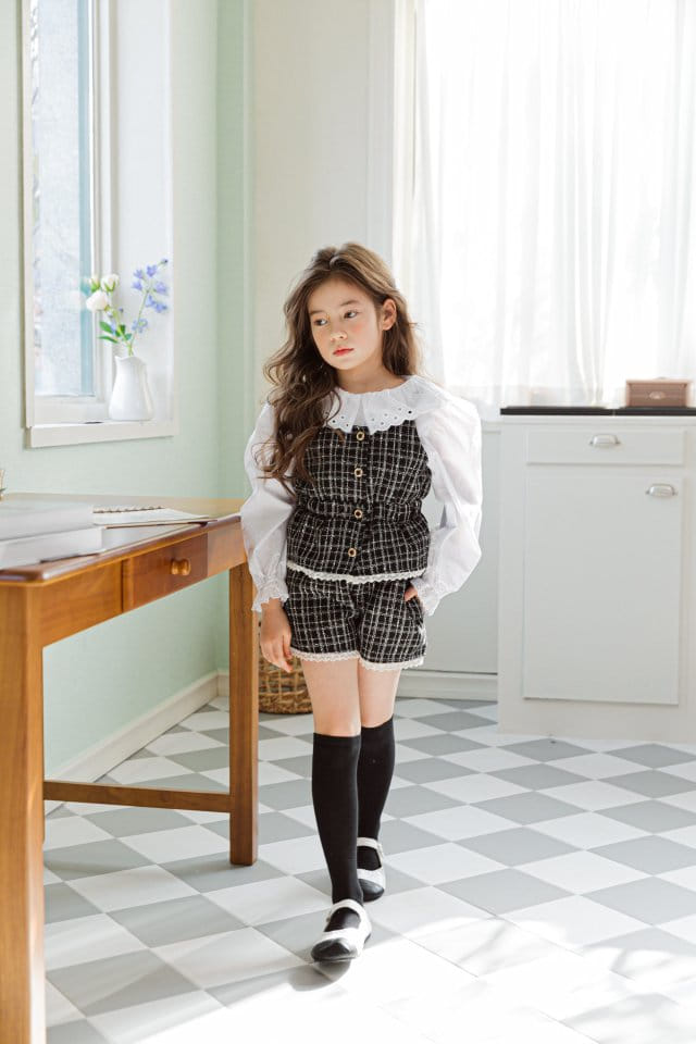 Berry Berry - Korean Children Fashion - #designkidswear - Natural Blouse - 3