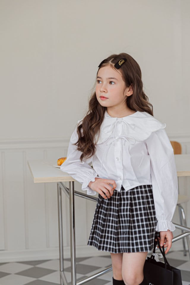 Berry Berry - Korean Children Fashion - #designkidswear - Gogo Check Skirt - 2