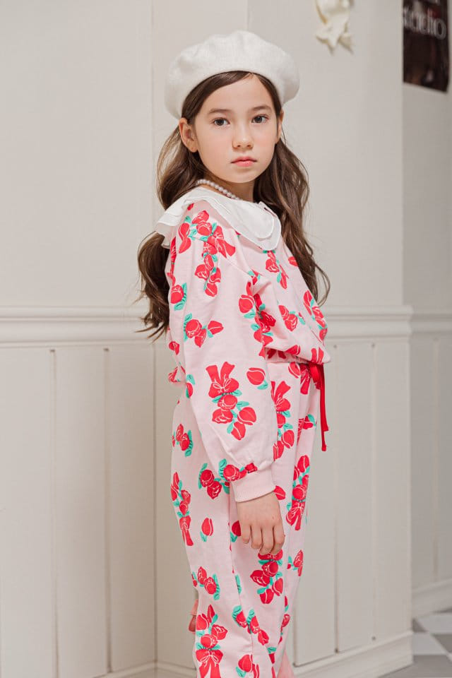 Berry Berry - Korean Children Fashion - #fashionkids - Bouquet Top Bottom Set - 2